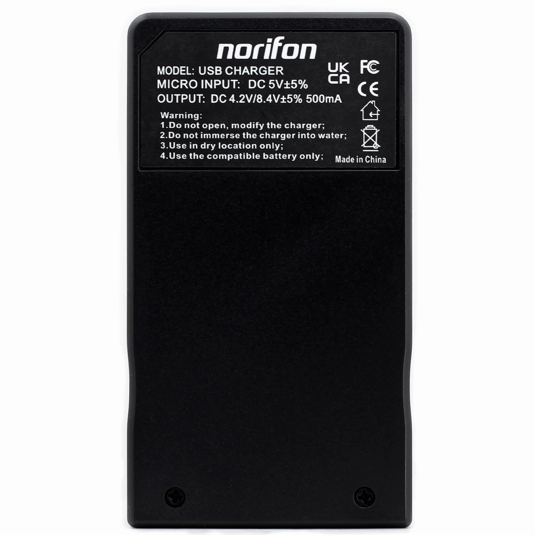 Norifon LP-E17 USB Ładowarka do Canon Eos 750D, Eos 760D, Eos M3 | Kompatybilny z Canon Eos 750D, Eos 760D, Eos M3 Aparat