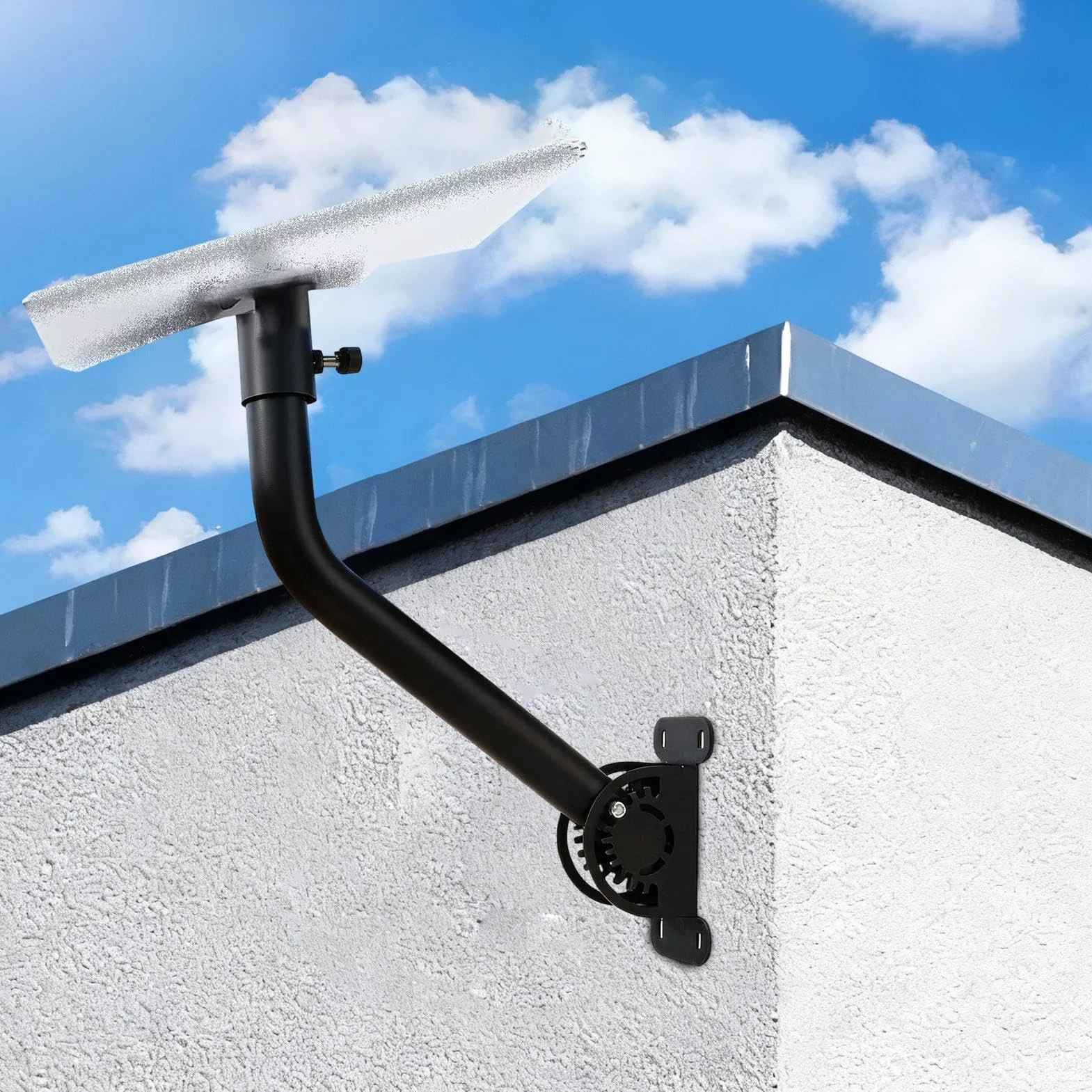 Uchwyt Do Anteny Pionowy Metalowy Precyzyjny Montaż | Mocowanie Dachu Kampera Dla Kempingu Outdoor Podróży Domu Ściany Satelity