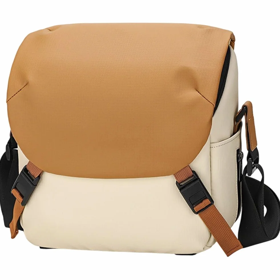 Torba na ramię aparatu w kontrastowym kolorze, torba fotograficzna outdoorowa na co dzień torba crossbody DSLR Mała torba na aparat