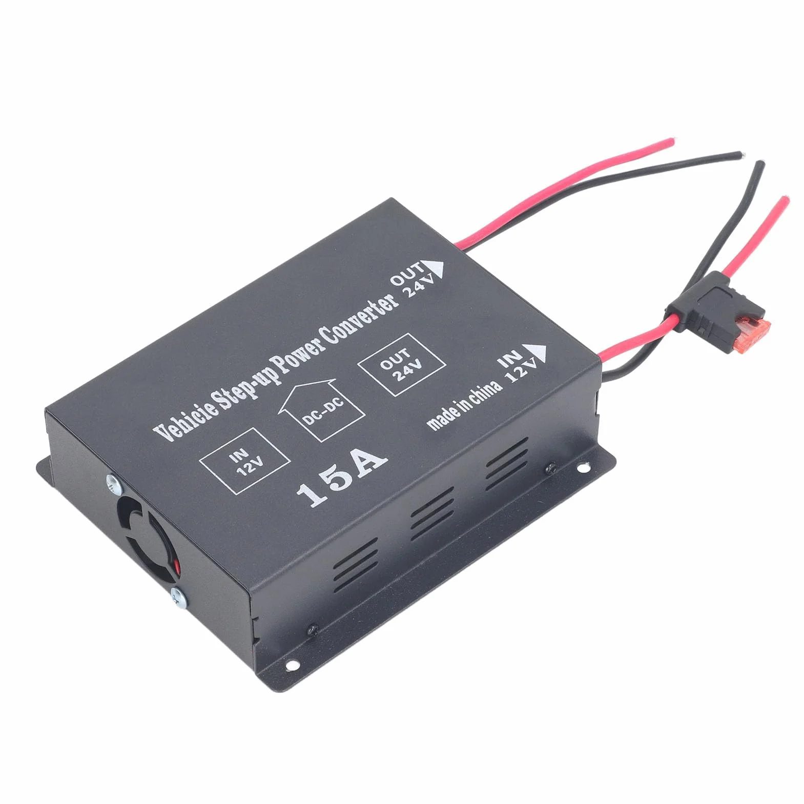 konwerter napięcia 12 V na 24 V 15A DC na DC konwerter mocy zwiększający moc subwoofer materiały do ​​modyfikacji