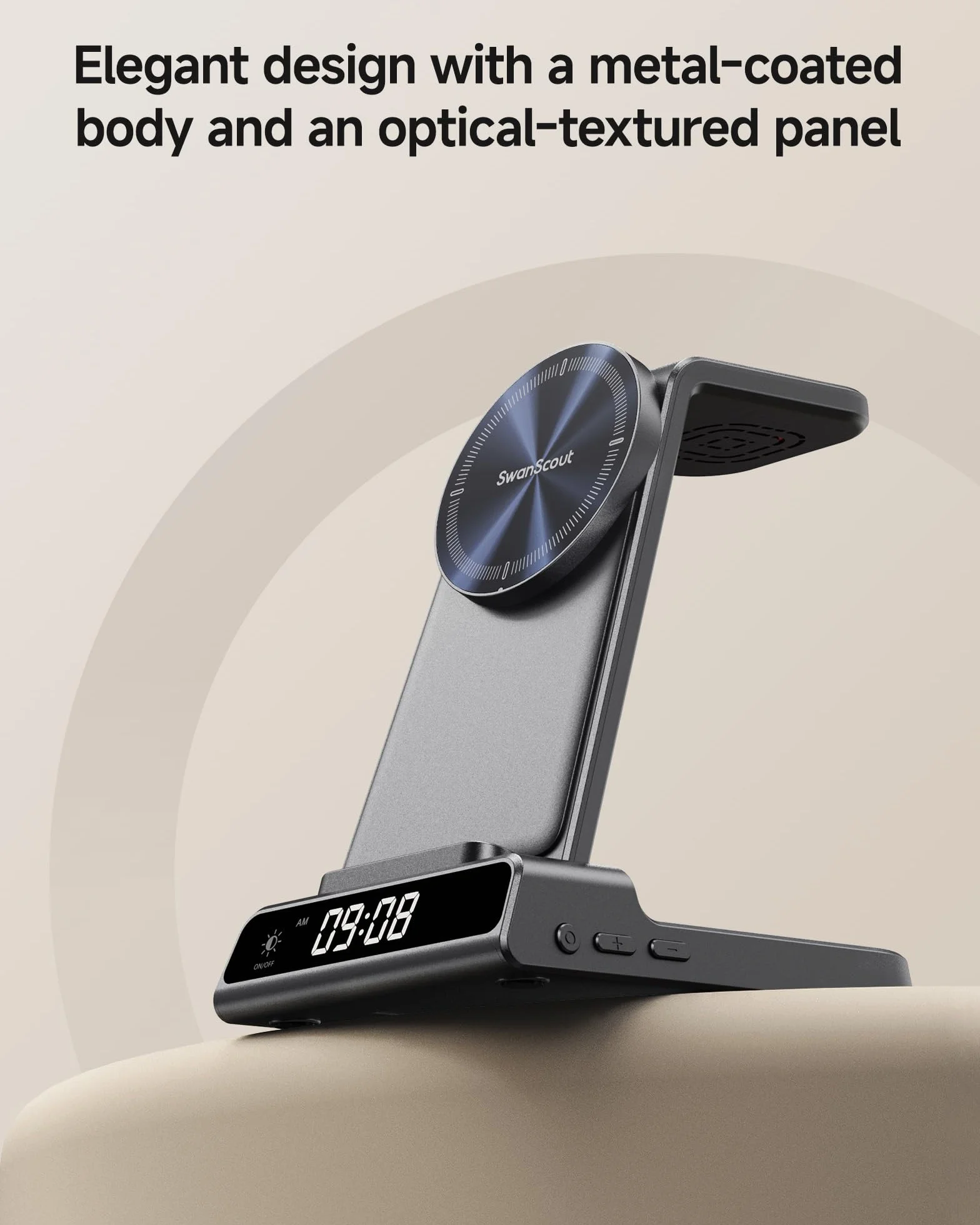 Magnetyczna ładowarka 3 w 1 do Samsung, bezprzewodowa stacja ładująca do Galaxy S25/S24/S23/Note 20/Z Flip/Fold (wymaga magnetycznego etui), podstawka ładująca do Galaxy Watch Ultra/8/7/6 i Buds (bez