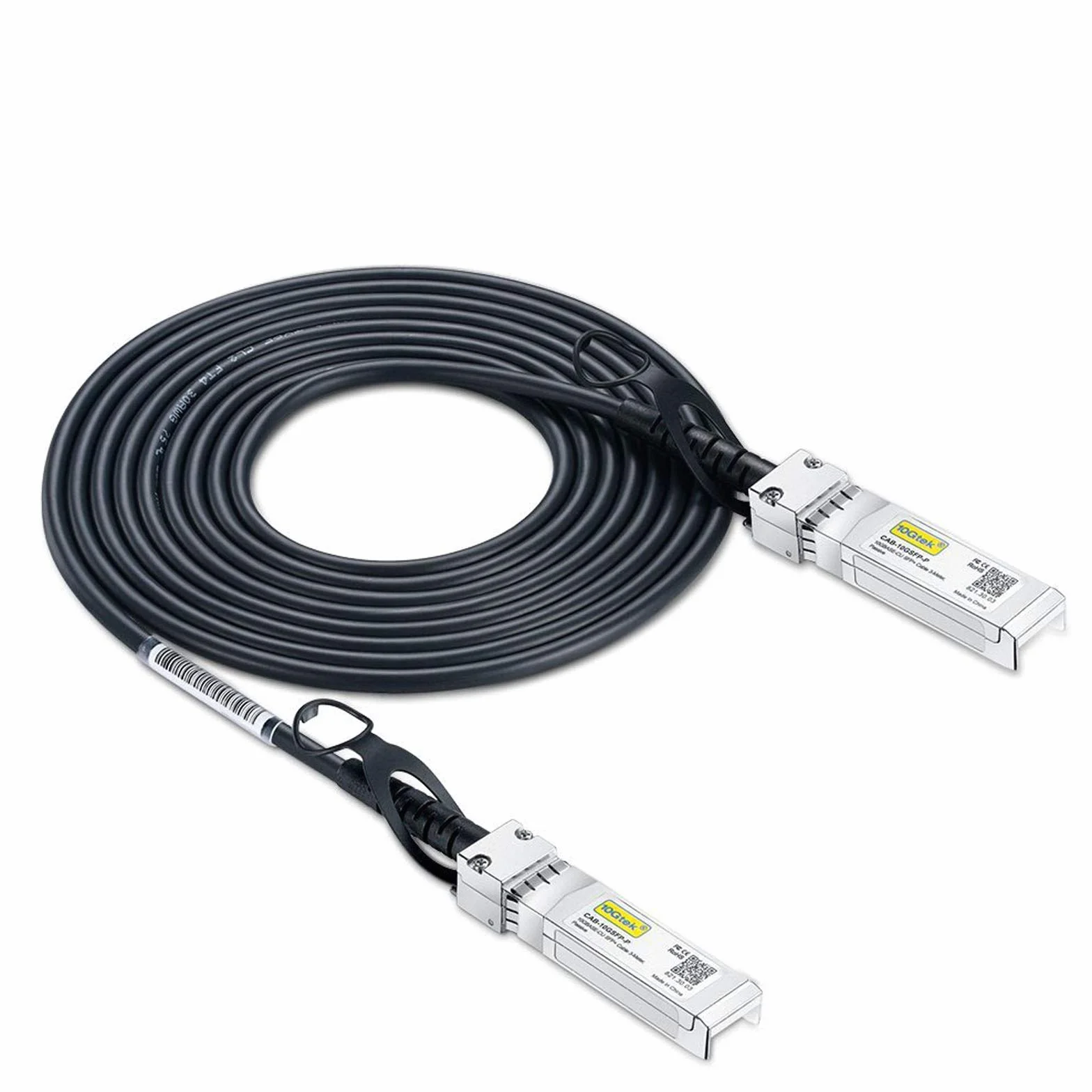SFP+ DAC Twinax Cable 2.5m Direct Attach Copper Passive Patch Cable for Cisco, Ubiquiti, TP-Link, Netgear