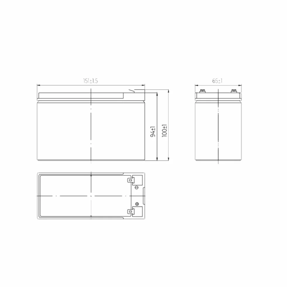 Akumulator kwasowo-ołowiowy 12V 7Ah FASTON
