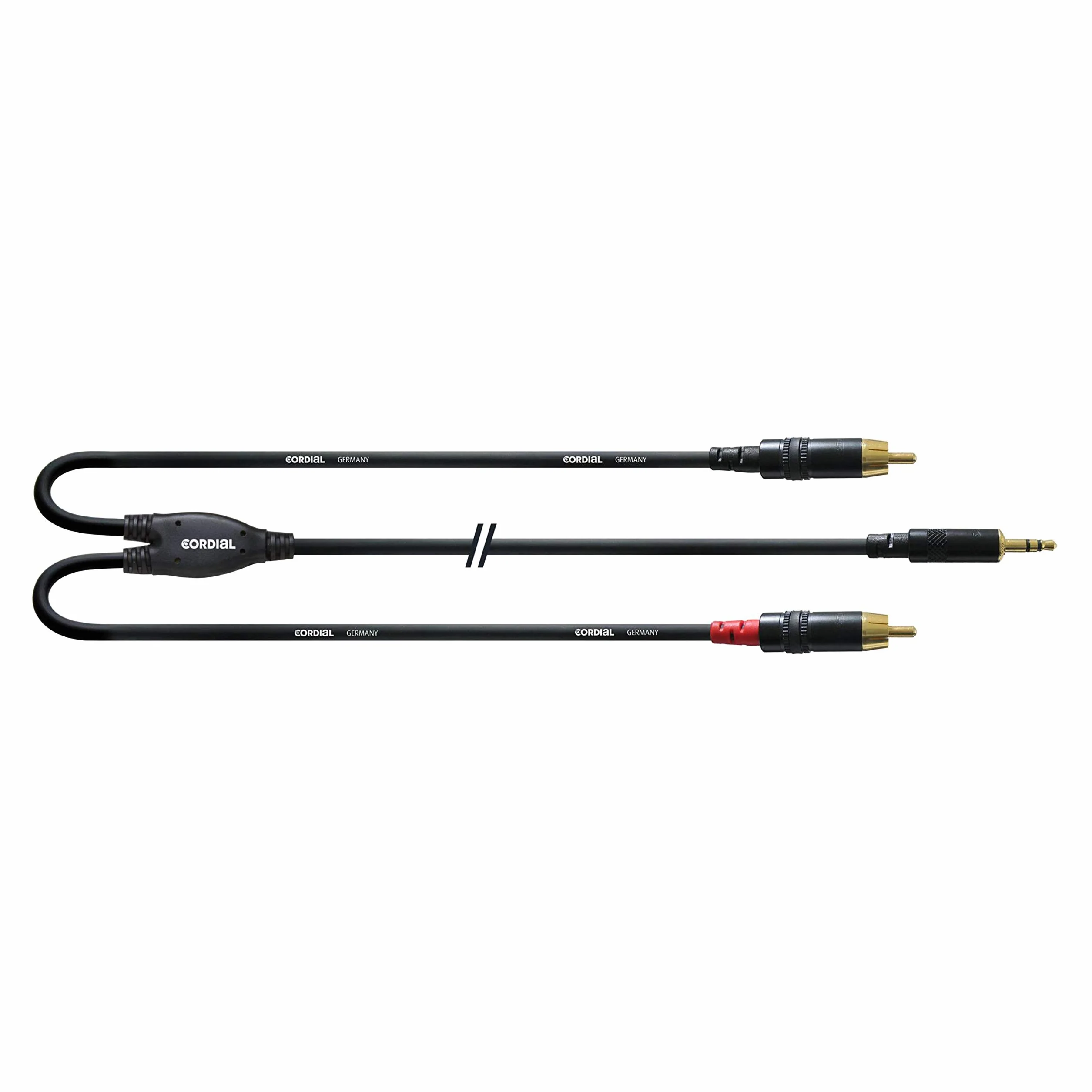 Cordial CFY 0.9 WCC Y-Audio Cable Cinch 0,9m Rean Kabel insertowy
