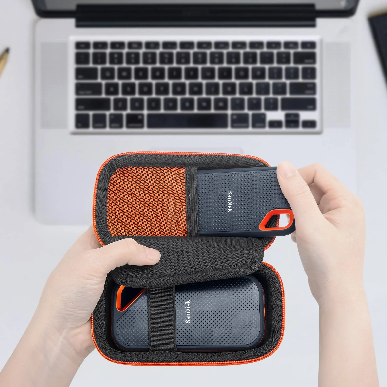 Yinke Twarda obudowa na Extreme Pro/Extreme Portable External SSD 500GB 1TB 2TB, Pokrywa ochronna do przechowywania torby do podróży