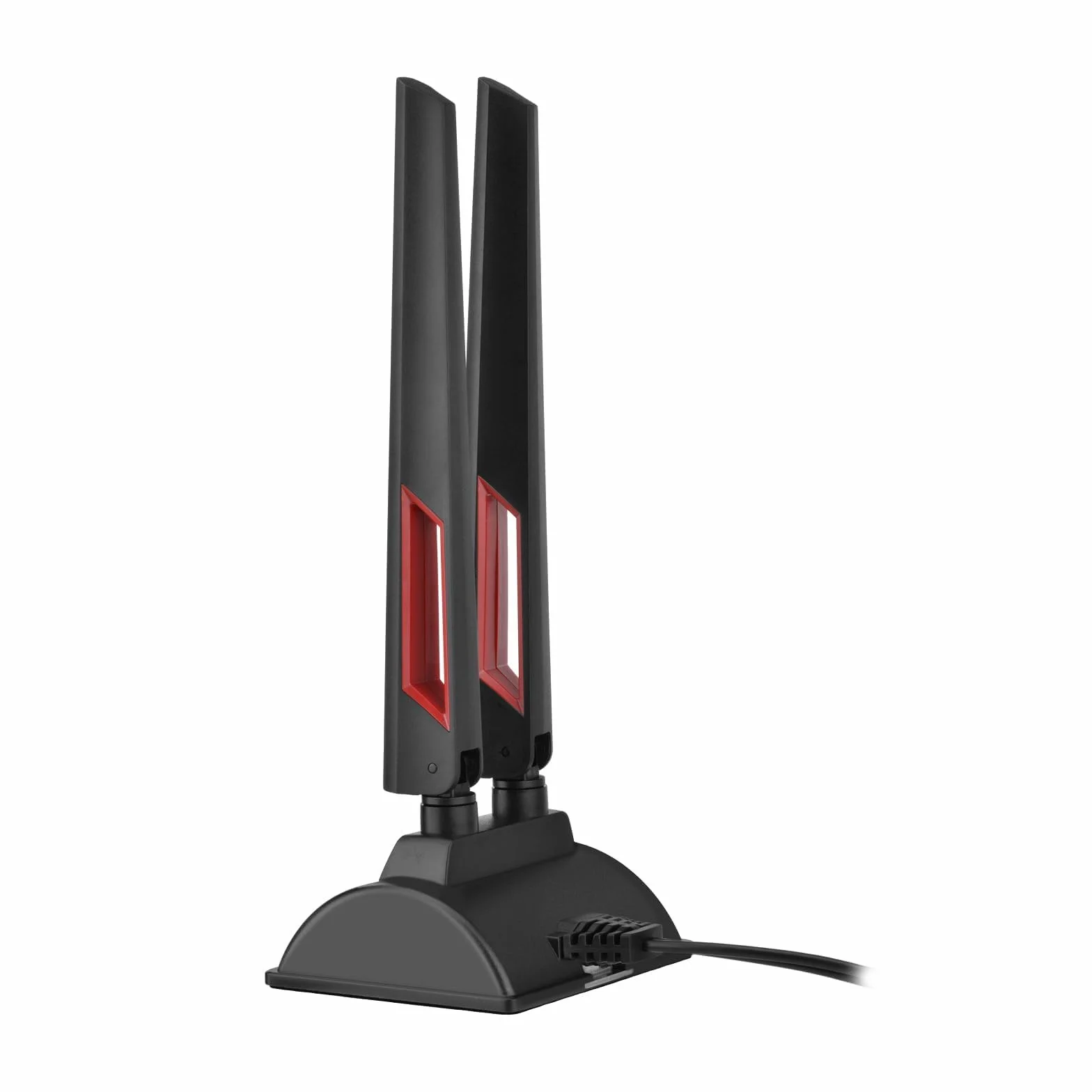 Superbat Antena WiFi 6E Tri-Band 2,4 GHz 5 GHz 6 GHz WLAN Antena magnetyczna Base z RP-SMA 200 cm przedłużacz do kart Wi-Fi, karty PCI, płyty głównej Bluetooth, Wi-Fi 6, routera FPV, kamera