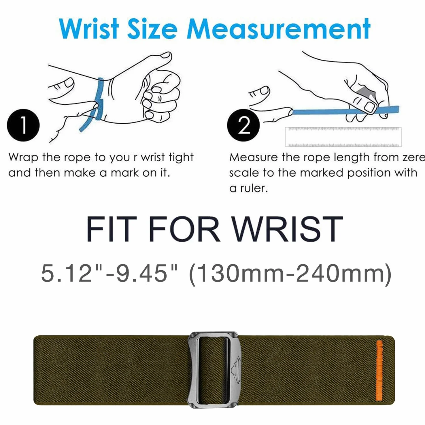 YOOSIDE Elastyczny nylonowy pasek do zegarka Garmin Instinct 3 45 mm / Instinct E 45 mm