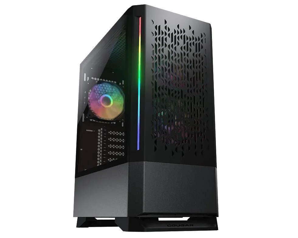 Cougar MX430 Air RGB czarna obudowa Mid Tower (M-ITX/M-ATX/ATX)