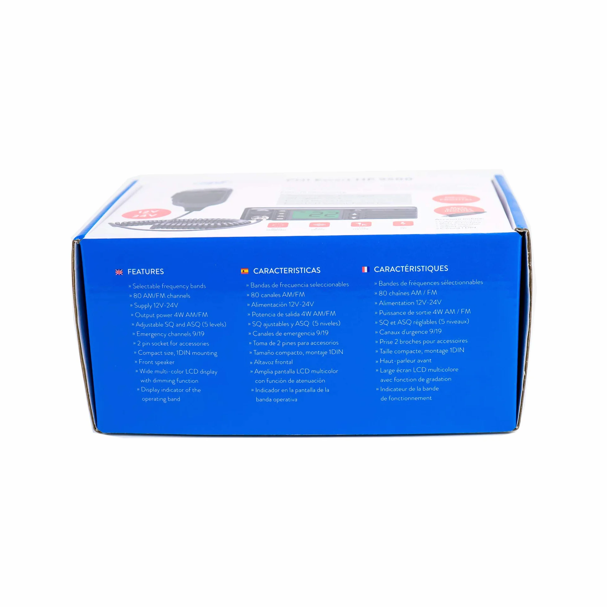 Radiotelefon CB PNI Escort HP 9500 Multistandard, ASQ, VOX, Scan, 4W, AMFM, 12V / 24V zasilacz sieciowy, wtyczka zapalniczki w zestawie