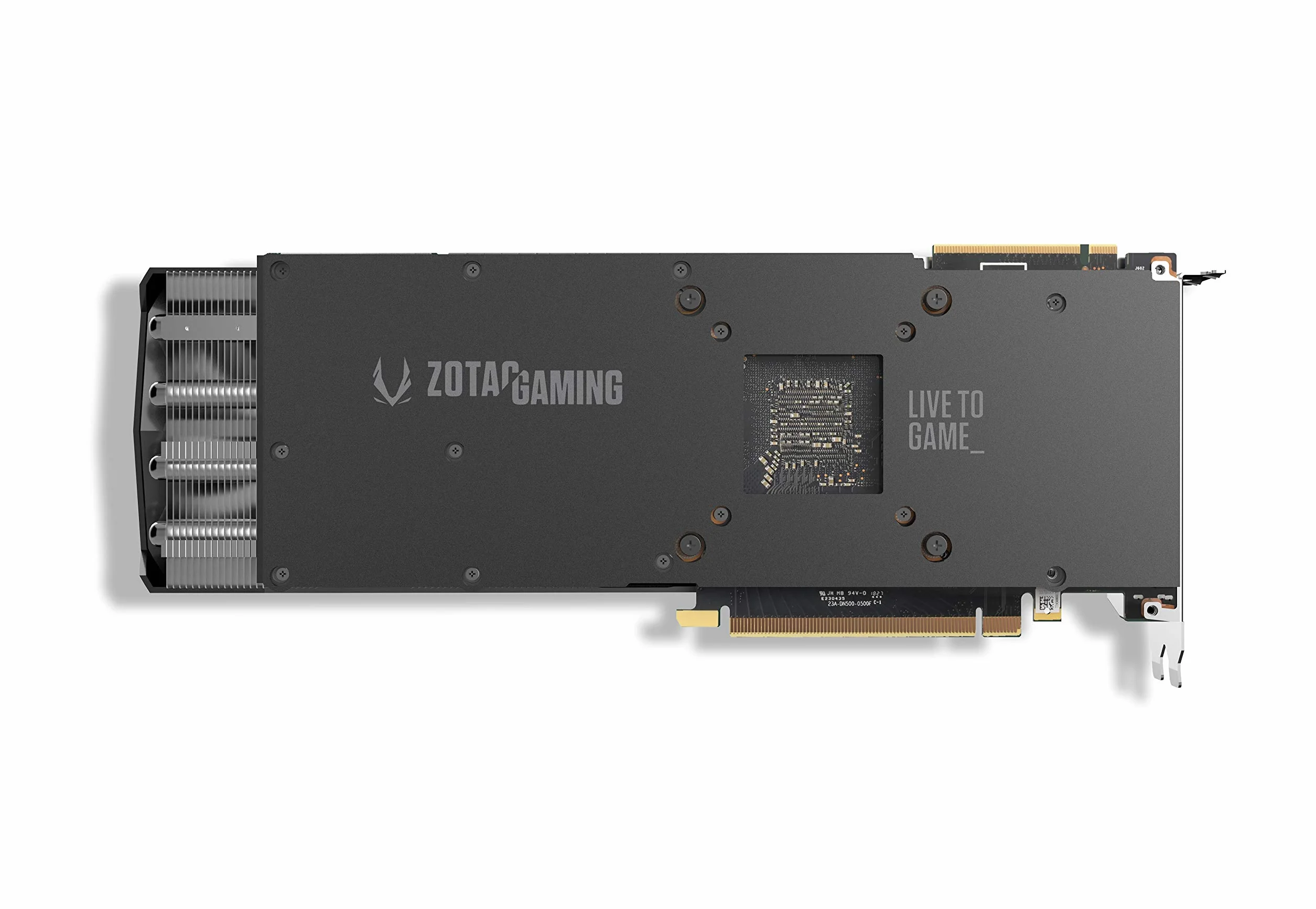 ZOTAC GAMING GeForce RTX 2080 Ti potrójny wentylator 11 GB GDDR6 352-bit SPECTRA RGB LED metalowa karta graficzna z tyłu - ZT-T20810F-10P