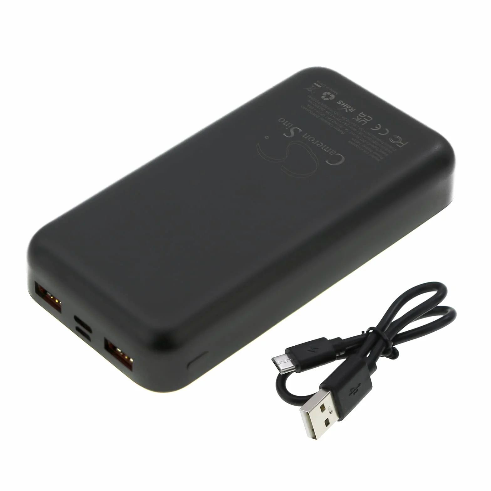 Przenośna ładowarka USB-C o pojemności 20 000 mAh, powerbank z funkcją szybkiego ładowania 22,5 W PD QC 3.0 do zewnętrznych baterii telefonu z wyświetlaczem LED, trzy wyjścia i dwa wejścia do systemu Android itp