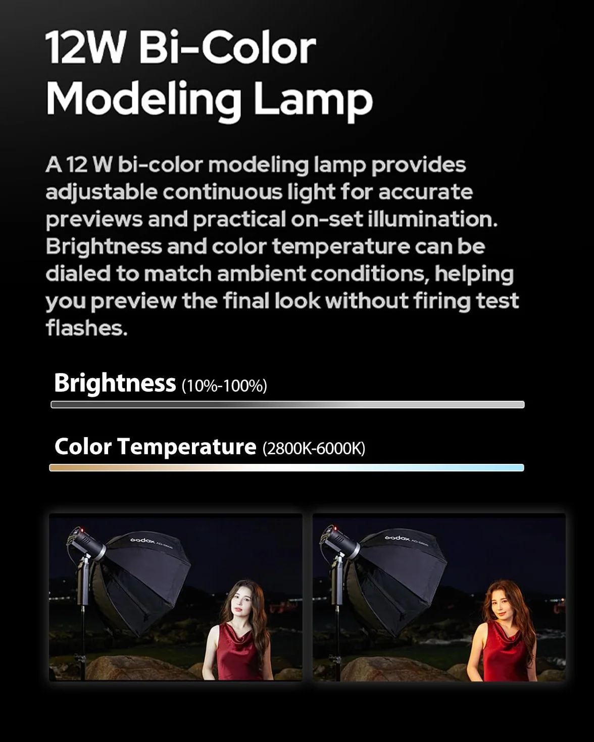 Godox AD300Pro II AD300ProII lampa błyskowa, One-Tap Sync z wyzwalaczem GODOX X3 Pro/X3, 300 W 2,4 G TTL HSS 1/8000s lampa błyskowa studyjna Monolight, 0,01-1,5 s recykling/16-kolorowe grupy kolorów