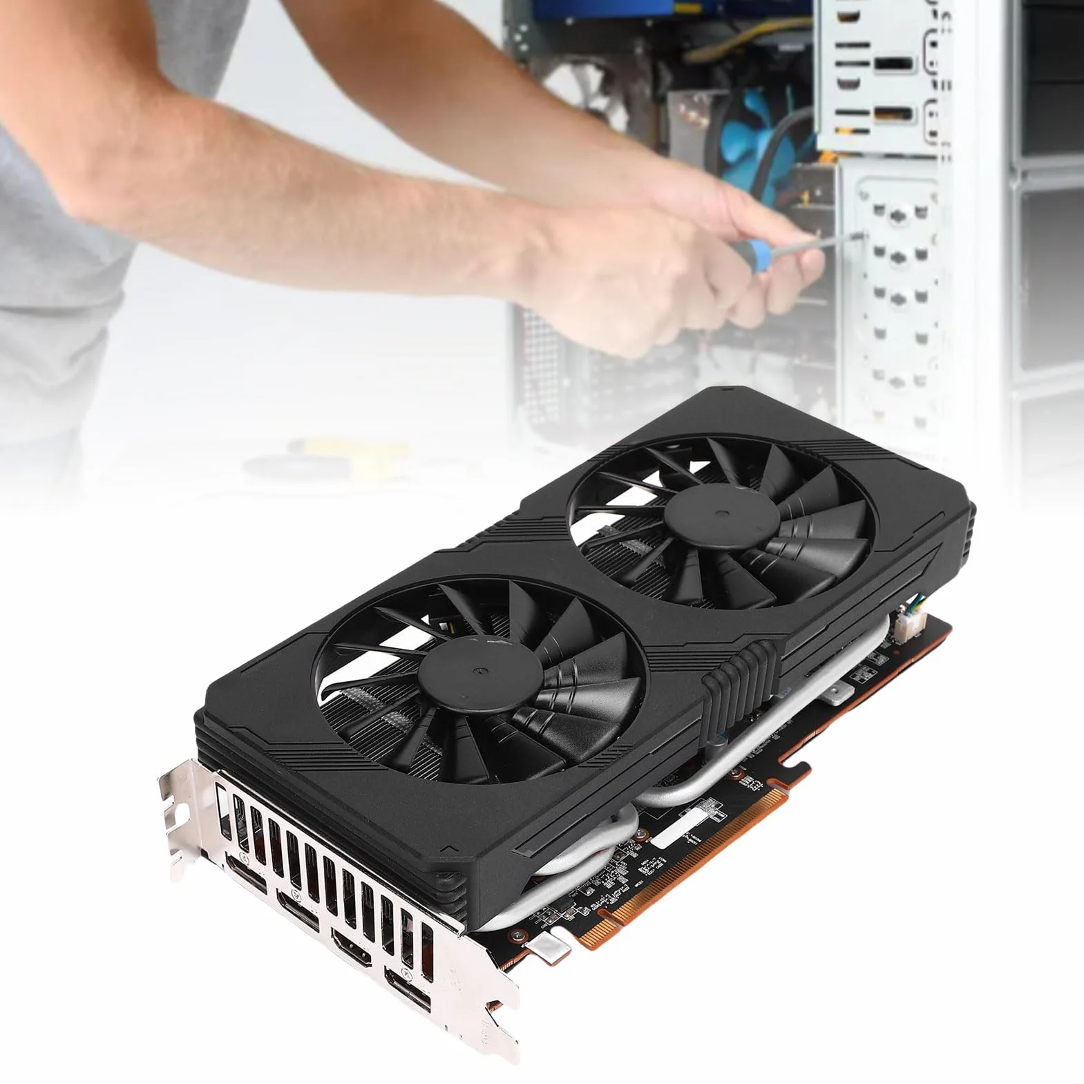 GDDR6 karta graficzna 8 GB o wysokiej wydajności PCI Express 4.0 X16 do gier z 256-bitowym interfejsem pamięci do gier komputerowych i multimediów