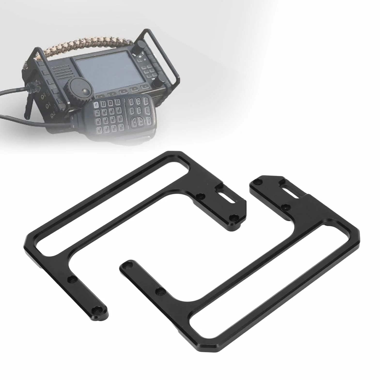Generic Osłona Radiowa XIEGU X6100 Trwały Stojak Ochronny ze Stopu Aluminium CNC Zapewniający łatwą mobilność i kompleksową ochronę Podczas Pieszych Wędrówek i Użytku na Zewnątrz