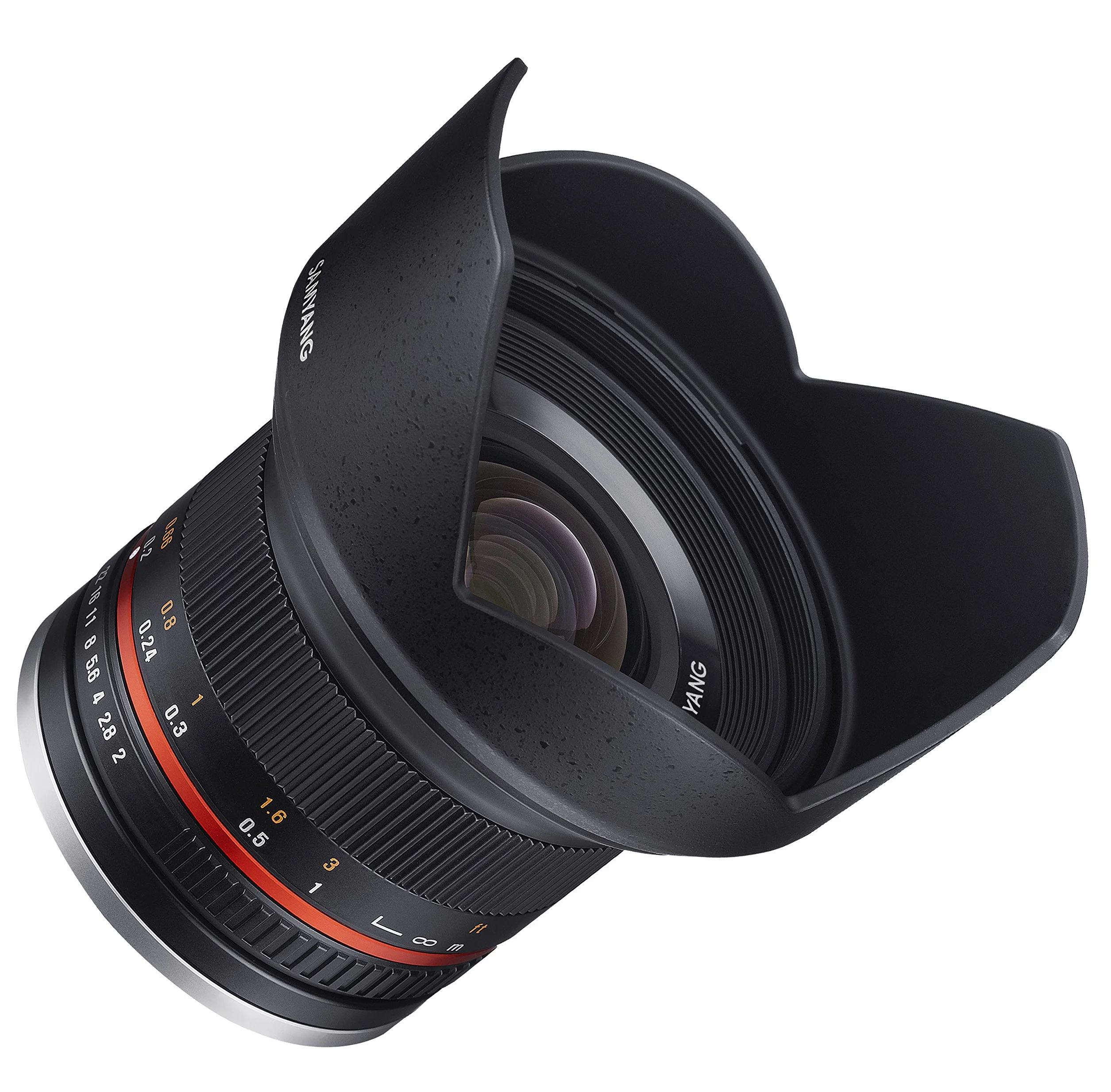 Samyang SY12M-E-BK 12 mm F2.0 Ultra szerokokątny obiektyw do aparatów Sony E, czarny