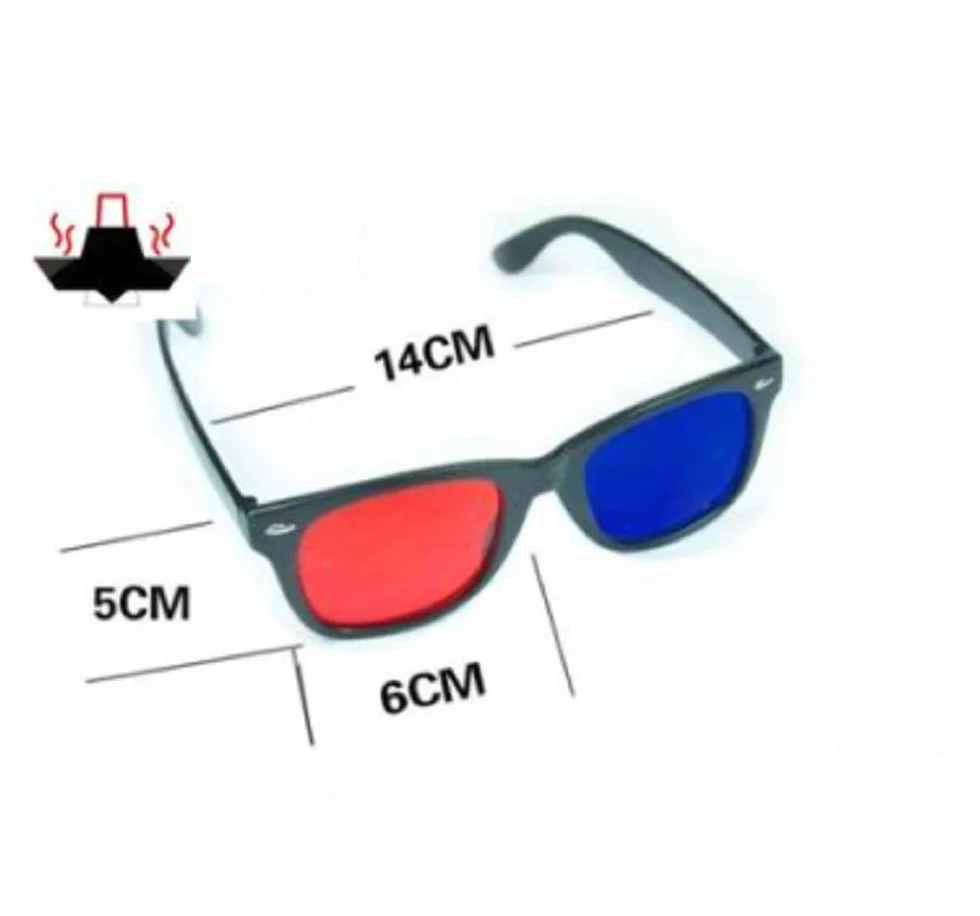 Okulary 3D amblyopia trening krótkowzroczność dalekowzroczność strabismus okulary stereo @A4