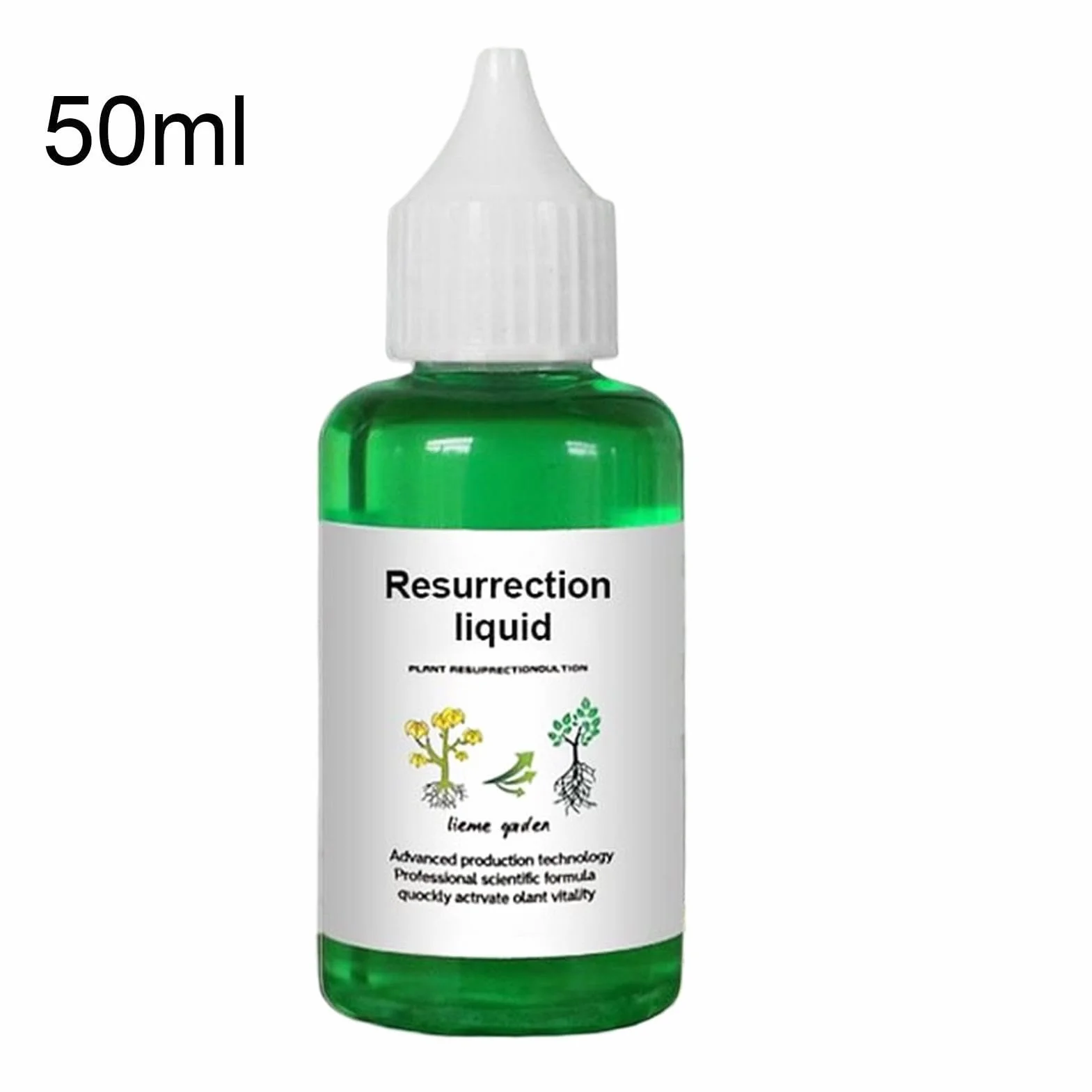 Organic Liquid Fertilizer, Growth Formula for Houseplants with Vital Minerals, High Potency Seedling Nourishment with Easy Mix, Natural Enhancer for Tree Flower Fruit Garden Decor 50ml