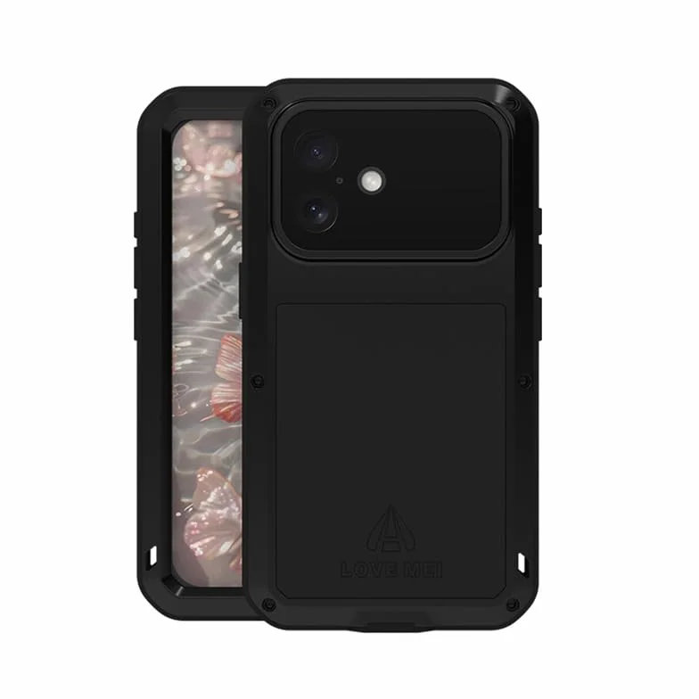 LOVE MEI Odporna na wstrząsy i wodoodporna obudowa dla iphone 17 pełna aluminium 360 Francja czerwona