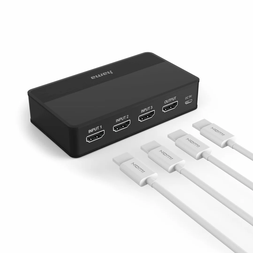Hama Przełącznik HDMI 4K 3x1