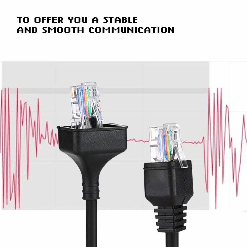 Kabel Mikrofonowy, 8-pinowy, Elastyczny Kabel o Długości 50 Cm, Przewód Mikrofonowy, Kabel Mikrofonowy, Kabel Mikrofonu Głośnikowego do Radia Kenwood