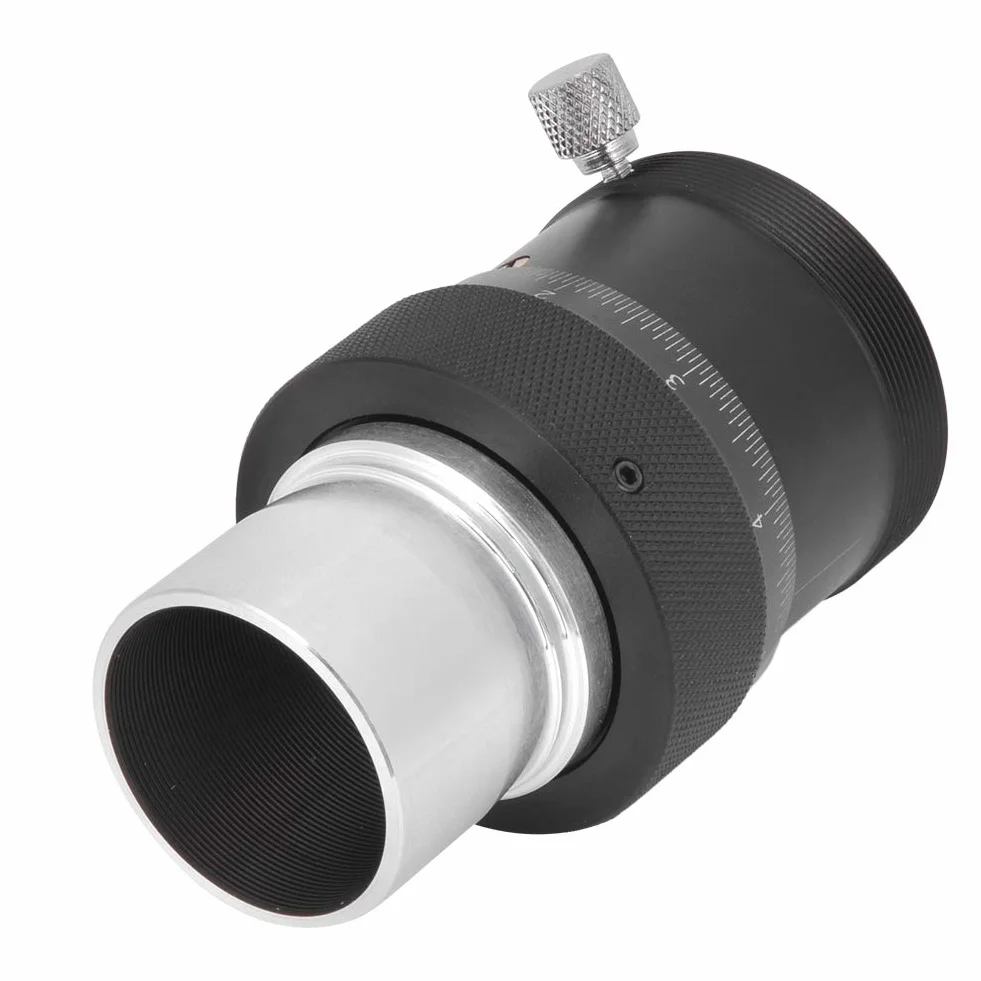 Spiralny Focuser, Stop Aluminium 10mm Skok Ostrości 1,25 Cala Helical Fine Tuning 0,05mm High Precision Focuser