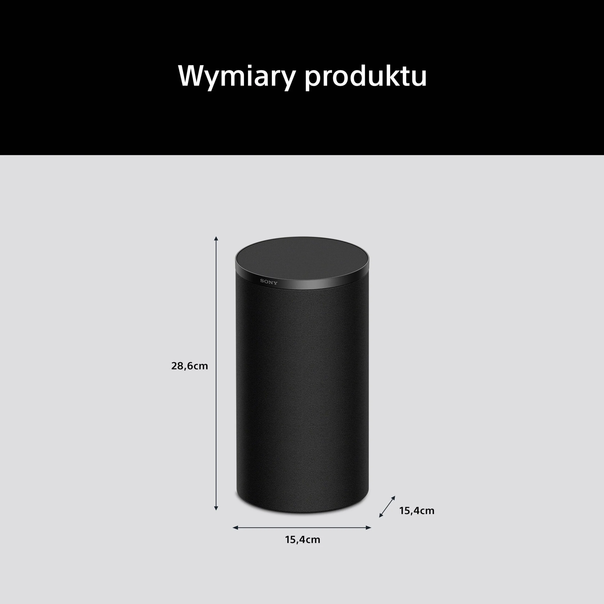 Sony BRAVIA Theatre Rear 9, bezprzewodowe głośniki tylne o mocy 200 W do soundbara/systemu kina domowego, kompatybilne z modelami A9000/A8000/A7100, SA-RS9, model 2026