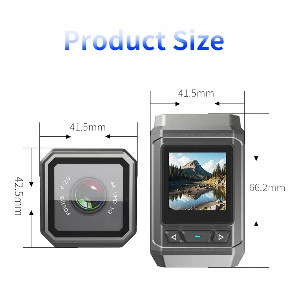 Kamera sportowa 4K Ultra HD WiFi Ekran LCD Wodoodporna kamera motocyklowa Rejestrator jazdy na rowerze