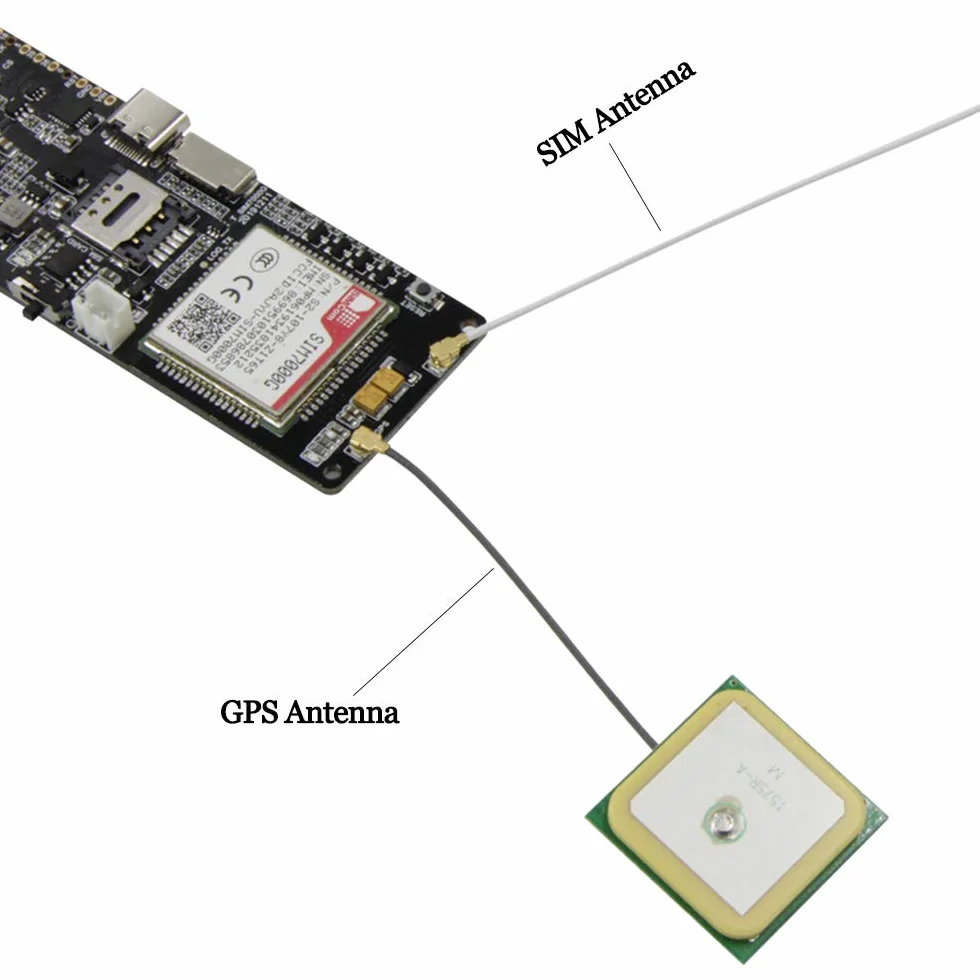 LILYGO Moduł płytki rozwojowej ładowania słonecznego ESP32-WROVER-B chip bezprzewodowy moduł WiFi BLE 18560 uchwyt baterii TTGO T-SIM7000G SIM CH9102F 16MB