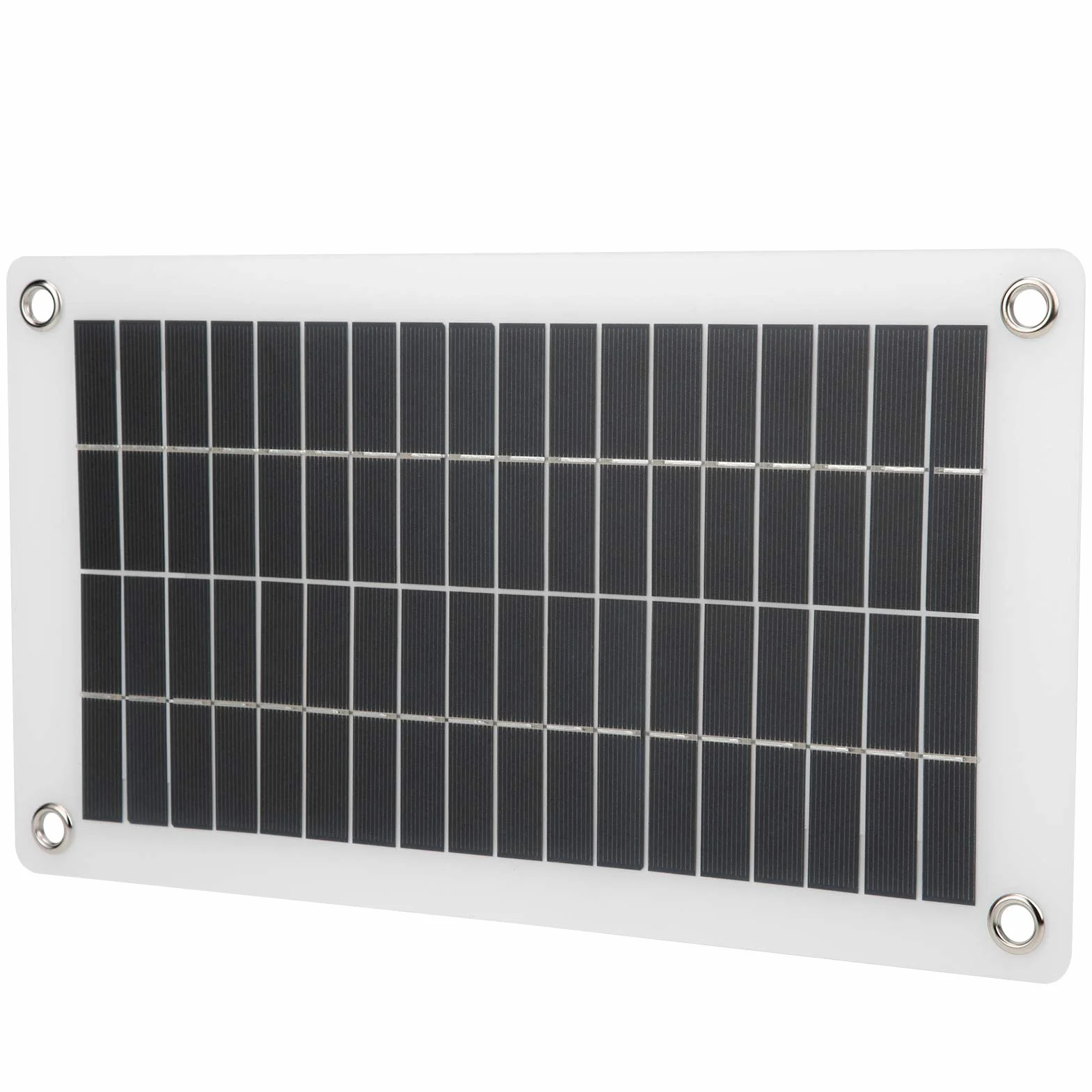 Moduł ogniw słonecznych 10 W 18 V Ładowarka do telefonu 12 V Półelastyczna Podwójne wyjście USB DC Lekka przenośna ładowarka do paneli słonecznych z polikrzemu