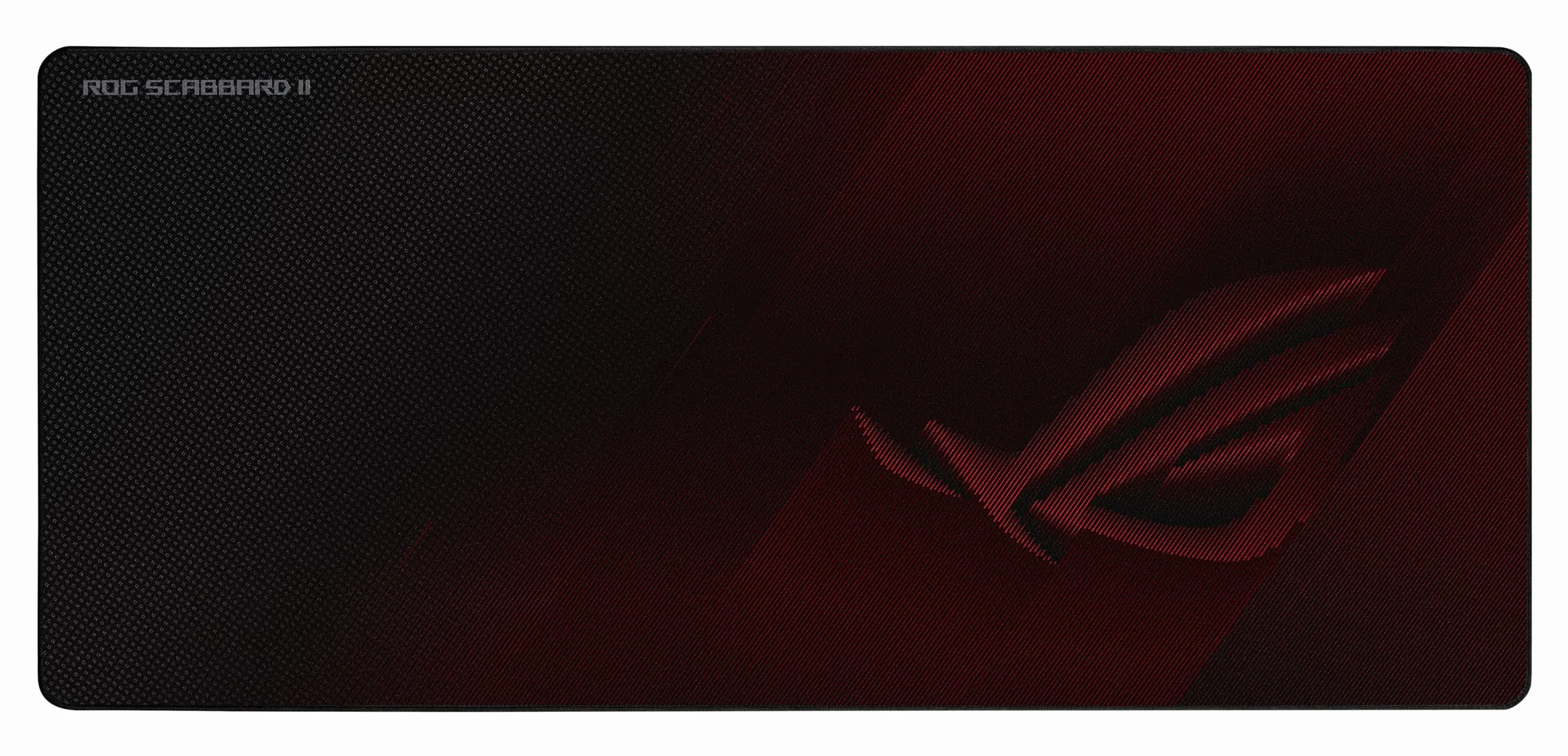 ASUS ROG Scabbard II podkładka pod mysz do gier, nanotechnologia Smooth Glide Tracking, powłoka ochronna do wody, oleju, pyłoszczelna powierzchnia, płaskie szwy antyray, antypoślizgowa gumowa podstawa