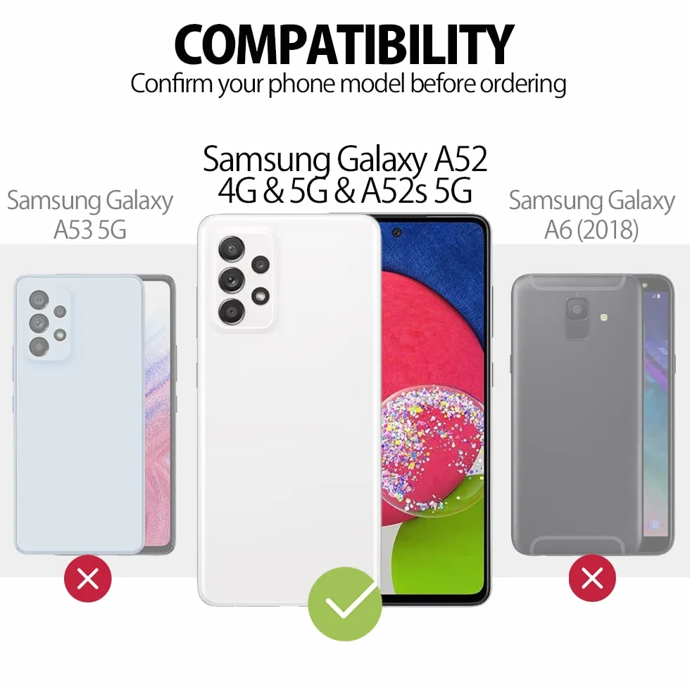MyGadget smycz do telefonu dla Samsung Galaxy A52 4G | 5G | A52s 5G - [ Etui z odpinanym i regulowanym paskiem ] - Etui na telefon z paskiem do zawieszenia, sznurek, pokrowiec ochronny - Różowy