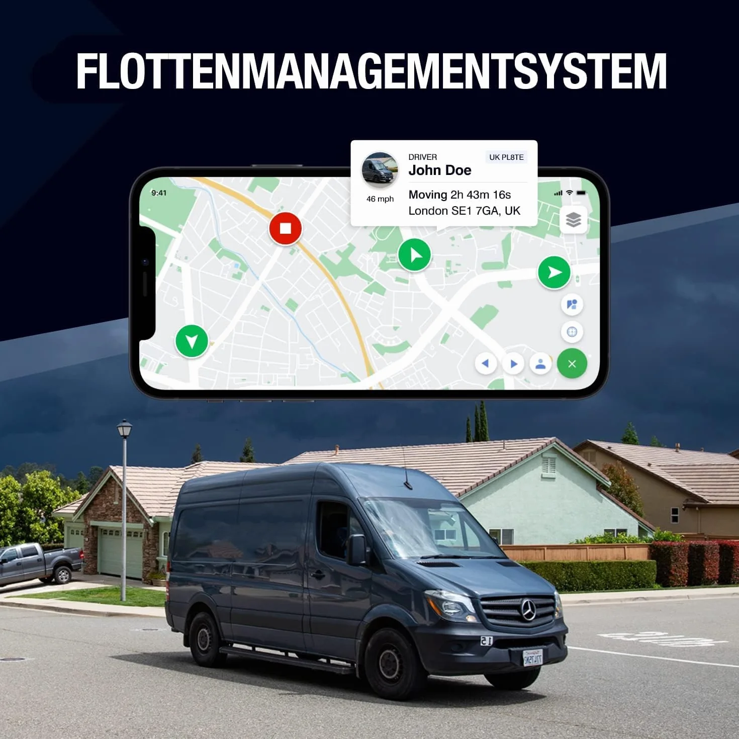 GPSLive DB2-4G GPS Tracker samodzielna instalacja urządzenia telematyki do śledzenia pojazdu, system śledzenia GPS, do samochodów osobowych, vanów, przyczep kempingowych, motocykli…