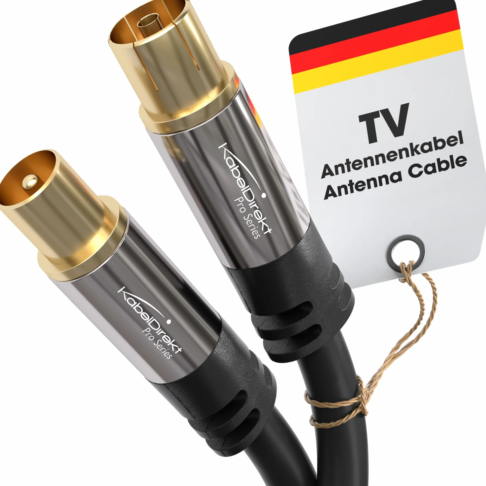 KabelDirekt Kabel antenowy 4K koncentryczny 2 m DVB-C DVB-T DVB-S