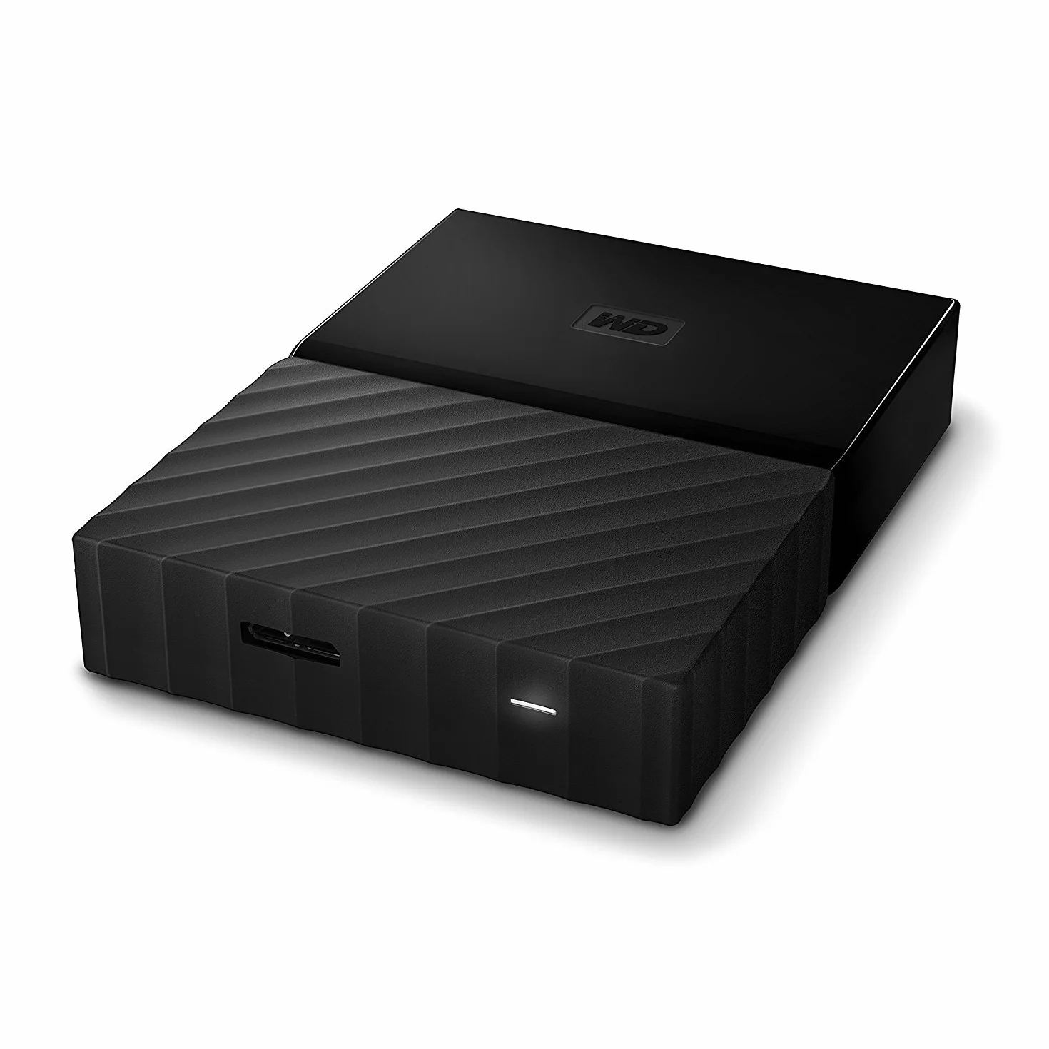 WD My Passport 2 TB, przenośny zewnętrzny dysk twardy (6,4 cm (2,5 cala), z ochroną hasłem, standardowa powierzchnia czarna, WDBYNN0020BBK-WESN