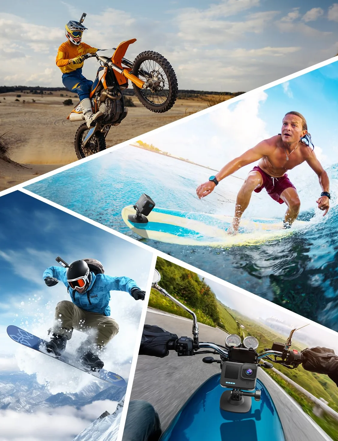 2 elastyczne uchwyty kask samoprzylepn do Insta360X5 do GoPro Hero | 3m mocny uchwyt samoprzylepny, uchwyt motocyklowy dla kamery do Osmo action, zestaw podstawy głowy dla akcesoriów do Insta360