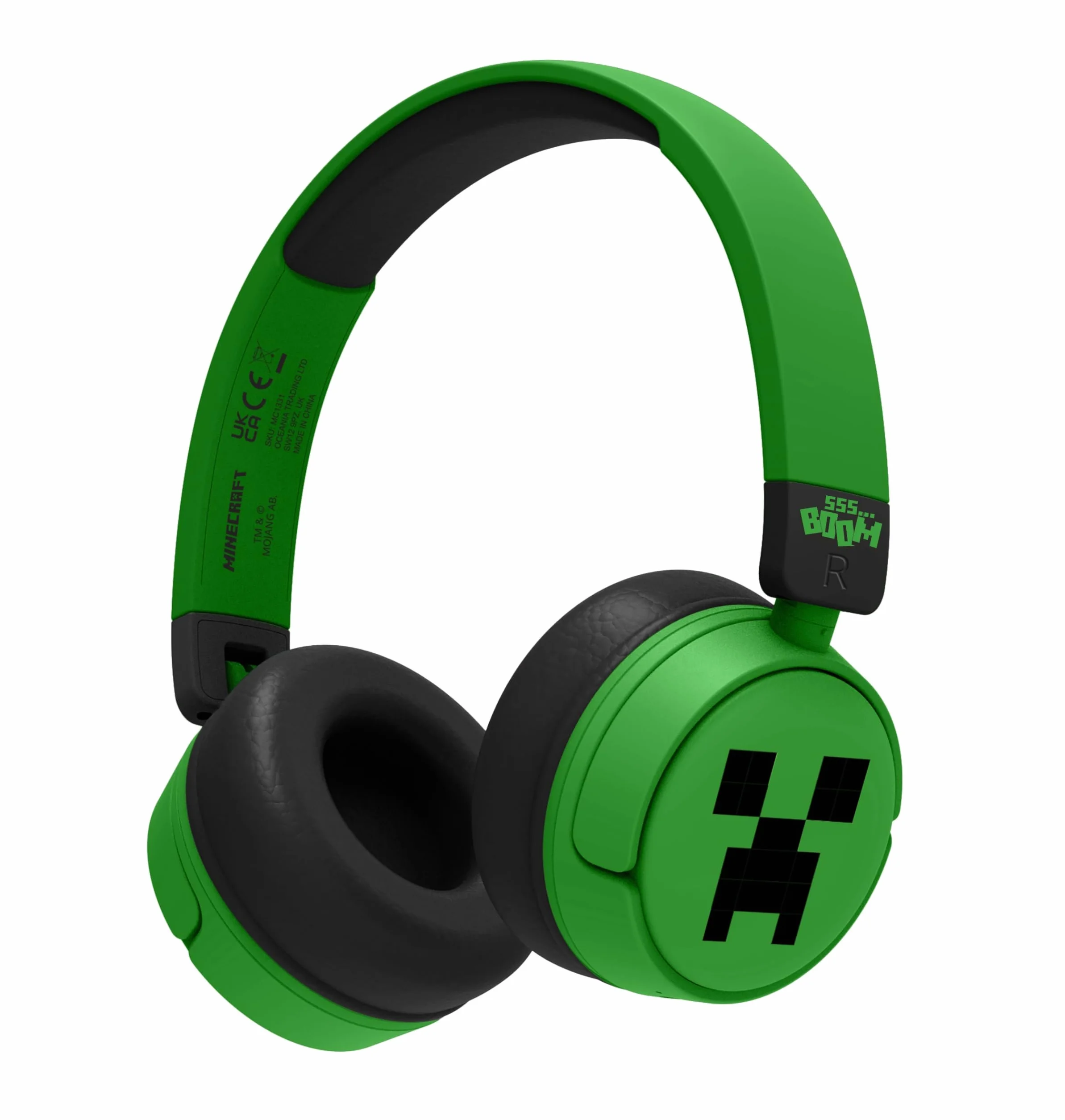 OTL Technologies MC1231 Minecraft Kids bezprzewodowe słuchawki - zielone