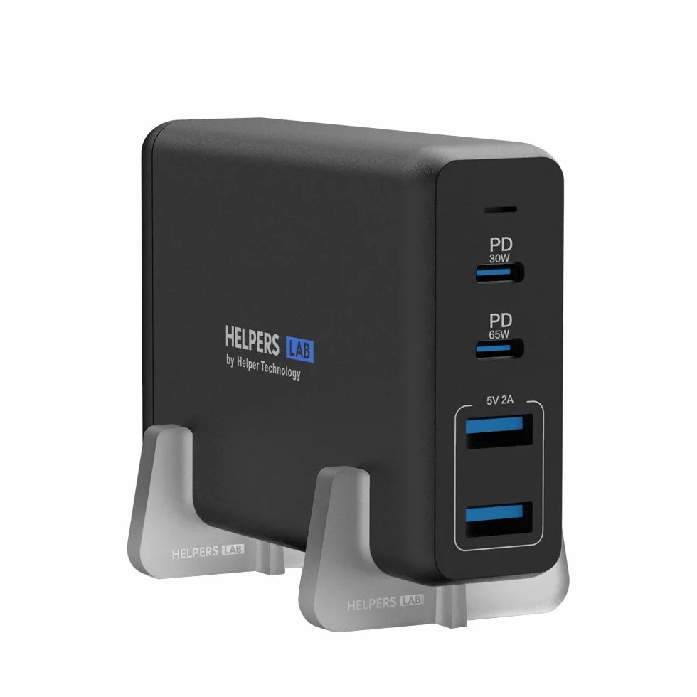 105 W podwójny adapter ładowarki USB typu C z 30 W 65 W USB-C PD PPS do Macbook air pro Surface Pro Go XiaoMi HP Dell XPS iPhone 12 11 pro Galaxy Note 10 i większości urządzeń typu c