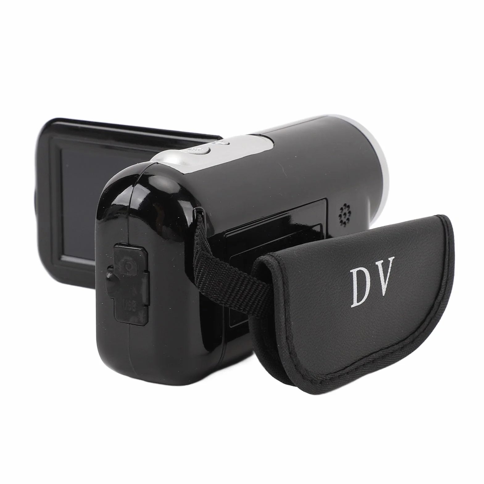 D22 Kamera Wideo FHD 16 MP 1080 P z 16-krotnym Zoomem Cyfrowym, Obrotowy Ekran 2,0 Cala, Cyfrowa Handycam Przeciwwstrząsowa z Gwintem 1/4 Cala do Vlogowania