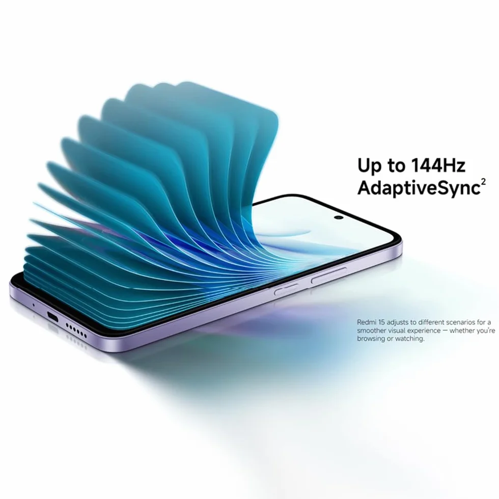XIAOMI Redmi 15 4G smartfon, 8 GB/256 GB, 6,9 cala, wygodny dla oczu, bateria 7000 mAh, szybkie ładowanie 33 W i odwrotne ładowanie 18 W, szary tytanowy (nie zawiera ładowarki)