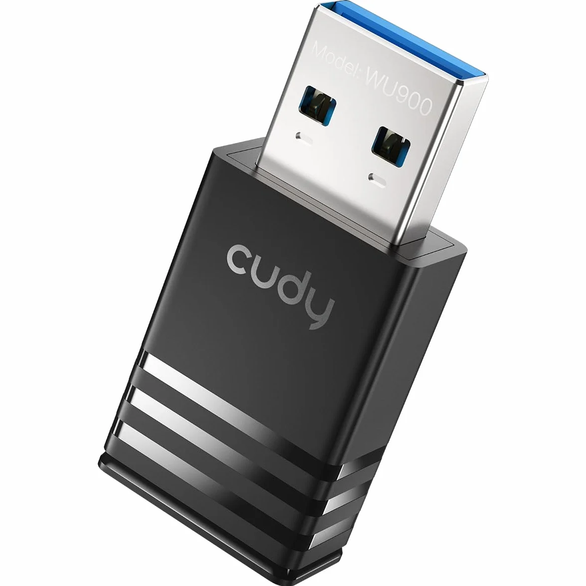 Cudy AX900 WiFi 6 adapter USB WU900, dwuzakresowy bezprzewodowy klucz sprzętowy 600 Mb/s + 286 Mb/s, kompaktowa konstrukcja nano, gry o niskim opóźnieniu, MU-MIMO, OFDMA, Windows 7/10/11, kompatybilny