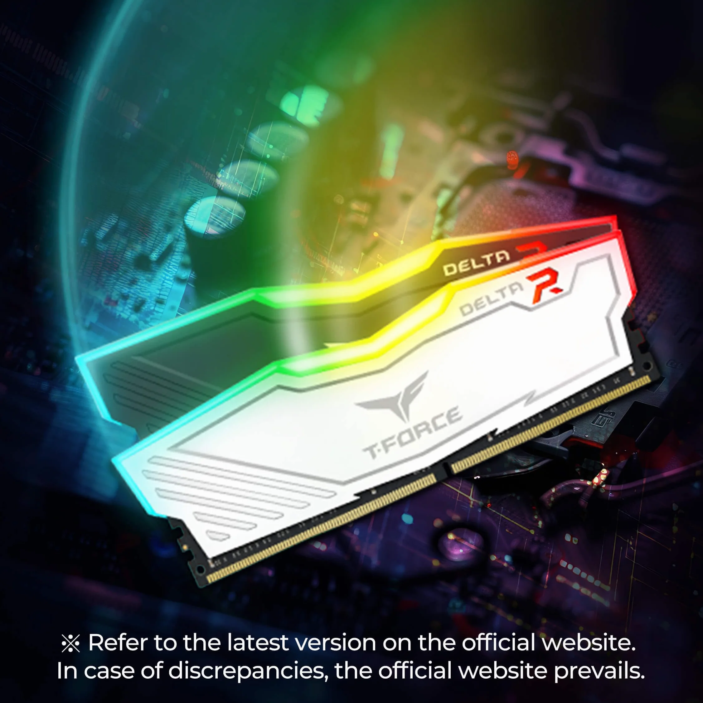memory D4 3200 16GB C16 Team Delta RGB czarny K2