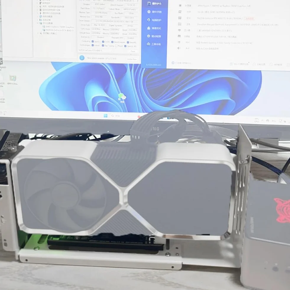 SFF 8611 Oculink M.2 zewnętrzna karta graficzna GPU uchwyt dokujący PCIe 4.0 X4 notebook GDP NUC karta adaptera