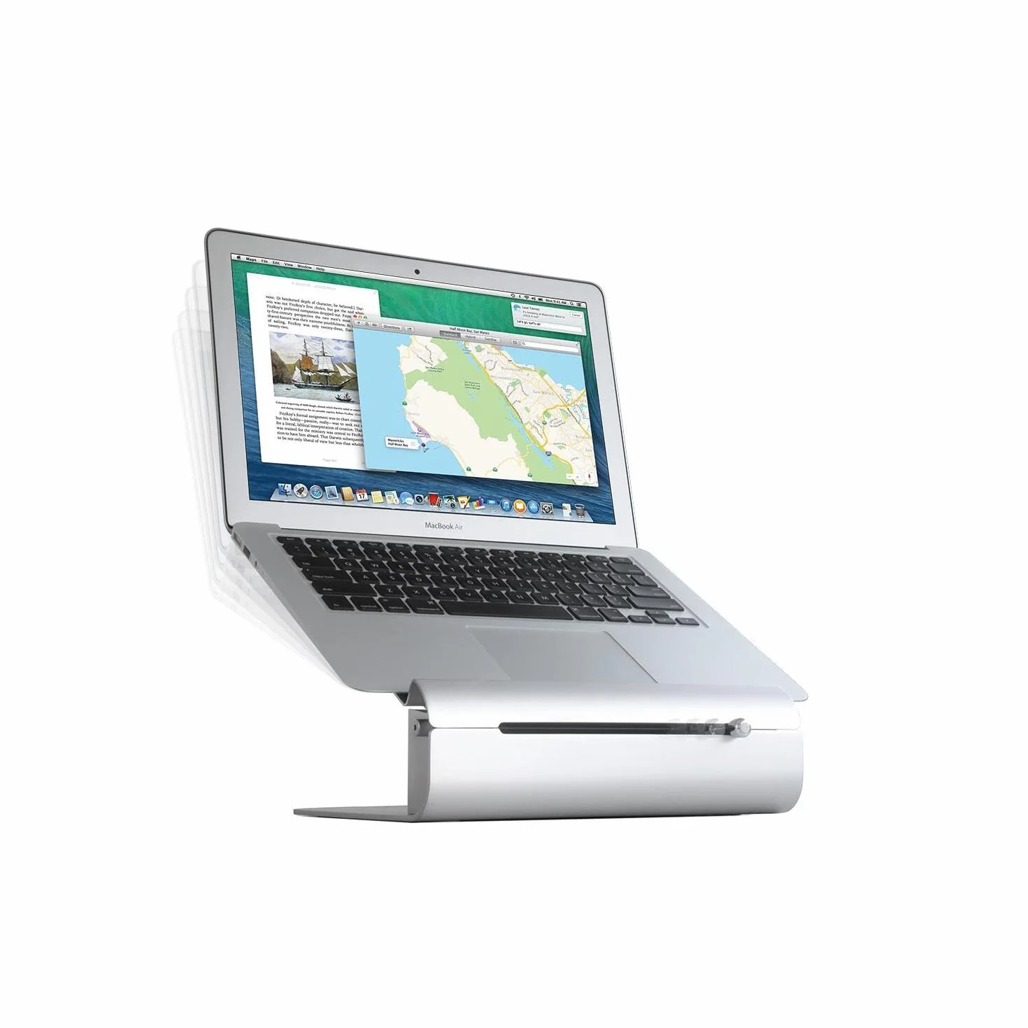 Rain Design iLevel2 stojak do Apple MacBook Air/Pro/PowerBook/Alu