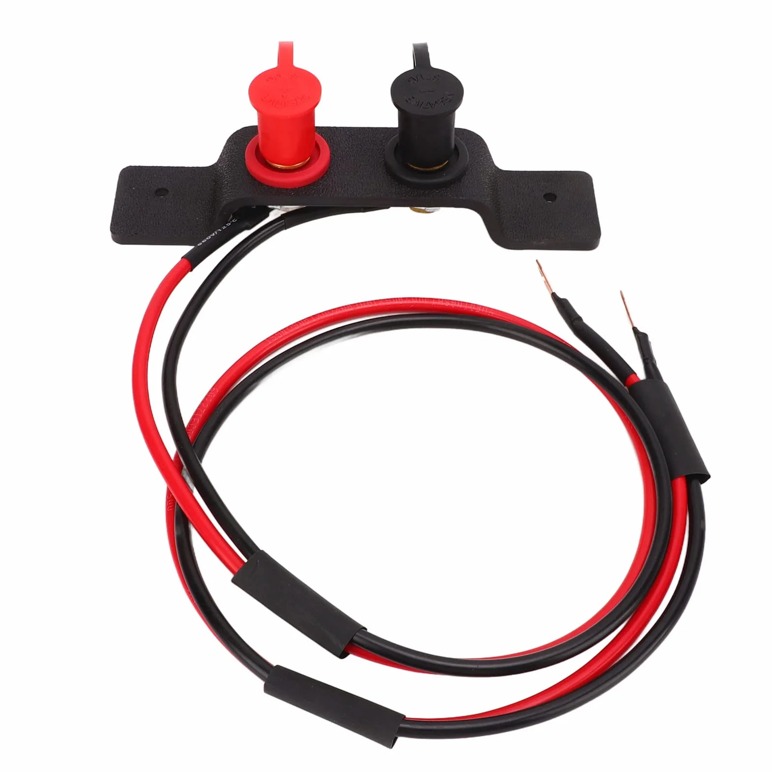 Wakects Zestaw do Przenoszenia Akumulatora Podstawa z PCV Zestaw do Przenoszenia Zacisków Akumulatora 1,2 M Kabel z Rdzeniem Miedzianym o średnicy 4,0 Mm Słupek Skokowy ładowania Pod maską dla
