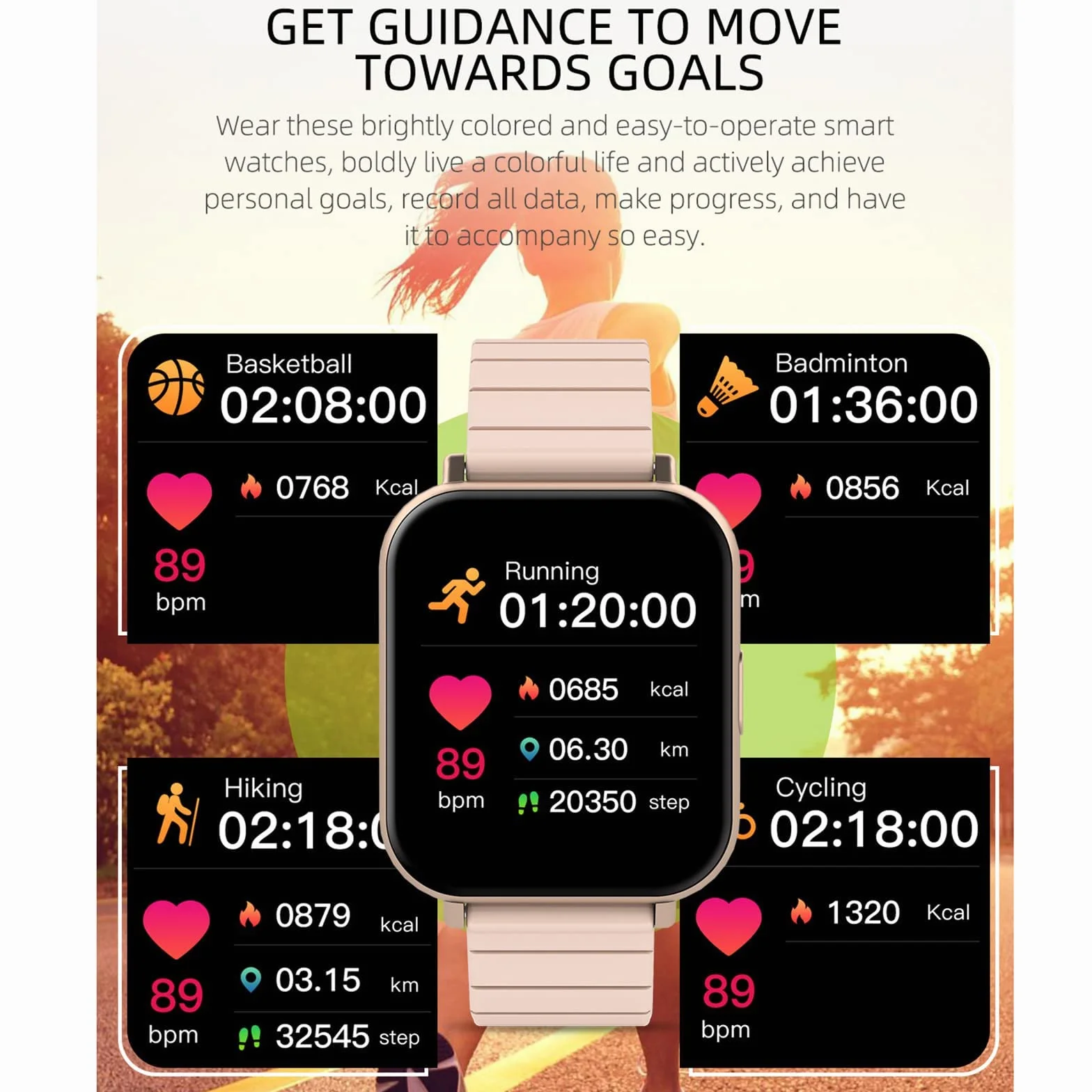 Inteligentne zegarki dla mężczyzn Kobiety Inteligentny zegarek na telefony z systemem Android iOS 1.54 "Ekran dotykowy Fitness Tracker Połączenie Bluetooth Muzyka Krokomierz Licznik kalorii