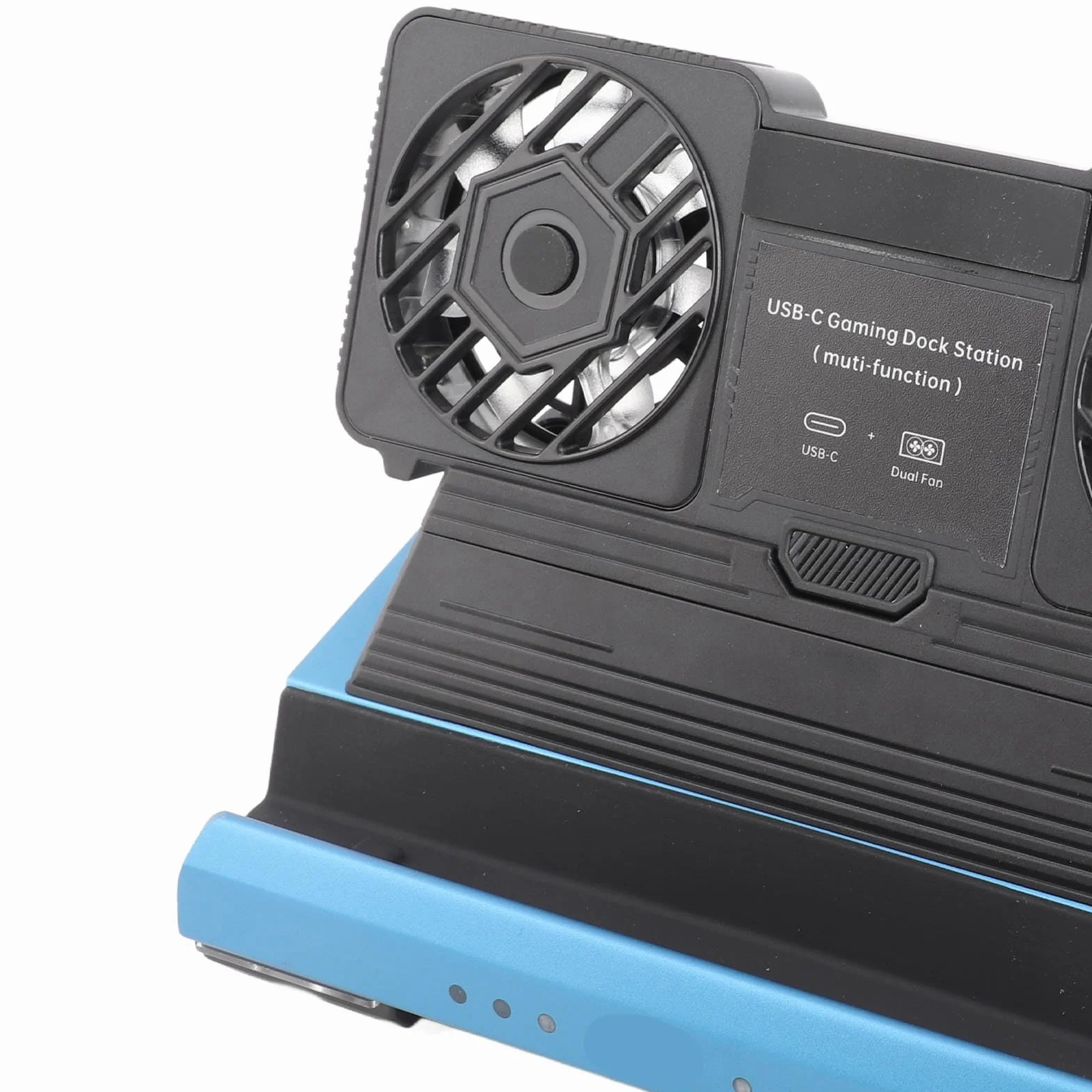 Fabater Stacja Dokująca 9 w 1 do Steam Deck Szybki Koncentrator Multimedialny RGB do Konsol Gier Urządzenia Przenośne Stop Aluminium