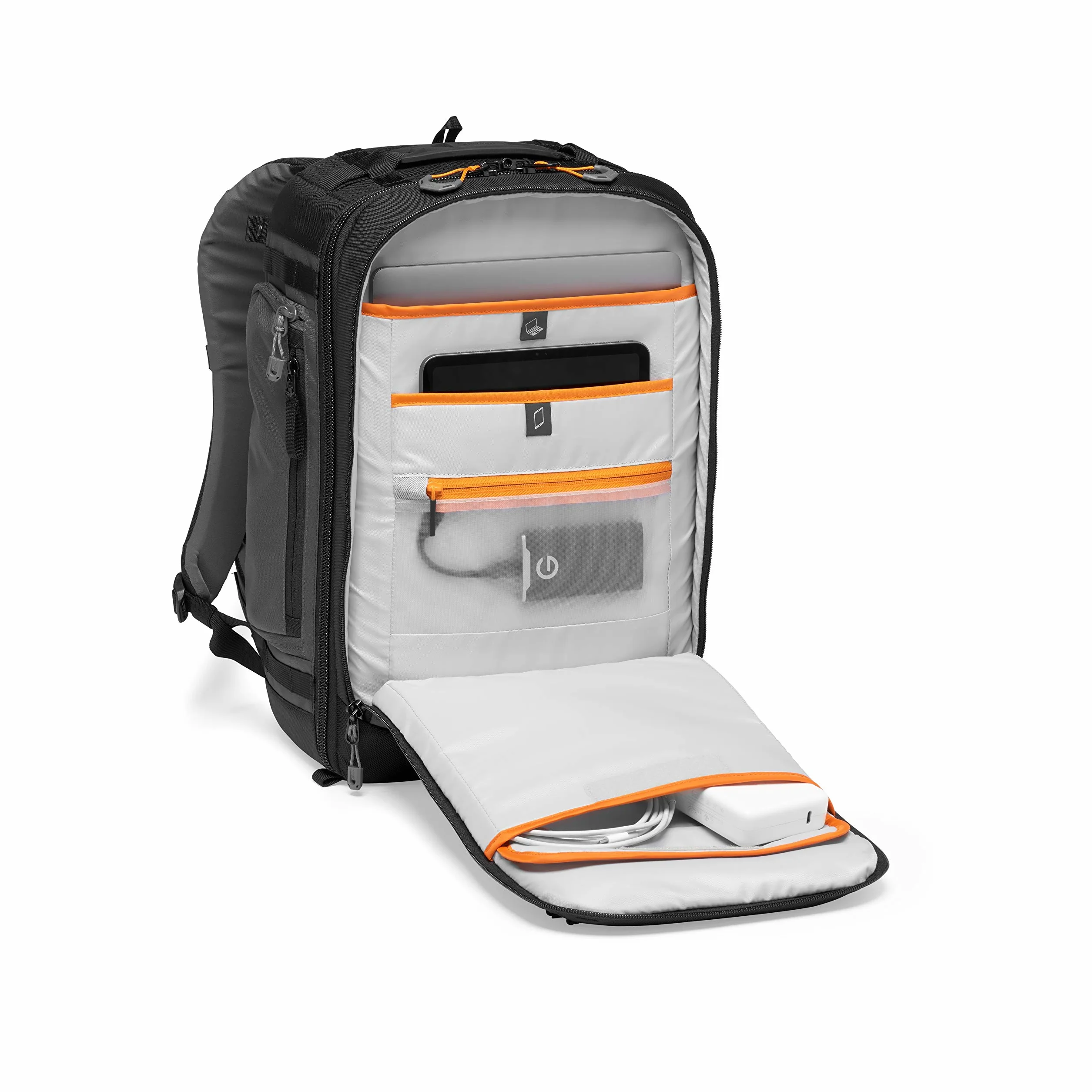 Lowepro Pro Trekker BP 350 AW II,Outdoor Camera Bag,Camera Backpack with Recycled Fabric,Pasuje do 15" Laptop lub tablet,MaxFit Dividers,Weatherproof Cover, Mirrorless or DSLR Camera Case,Black or