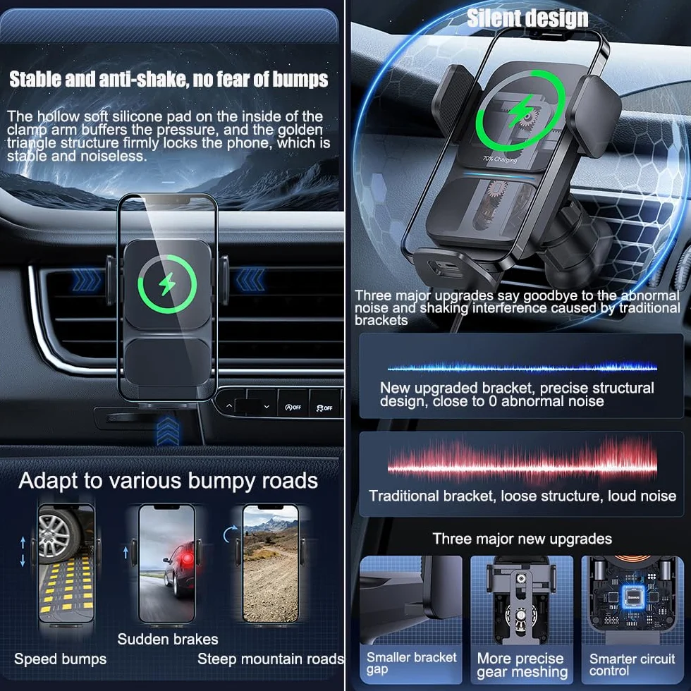 Toyota GR Corolla 2025 samochodowy uchwyt na telefon na deskę rozdzielczą szyba kratka wentylacyjna uchwyt na telefon komórkowy 360° regulowany styl przyssawka uchwyt na telefon komórkowy