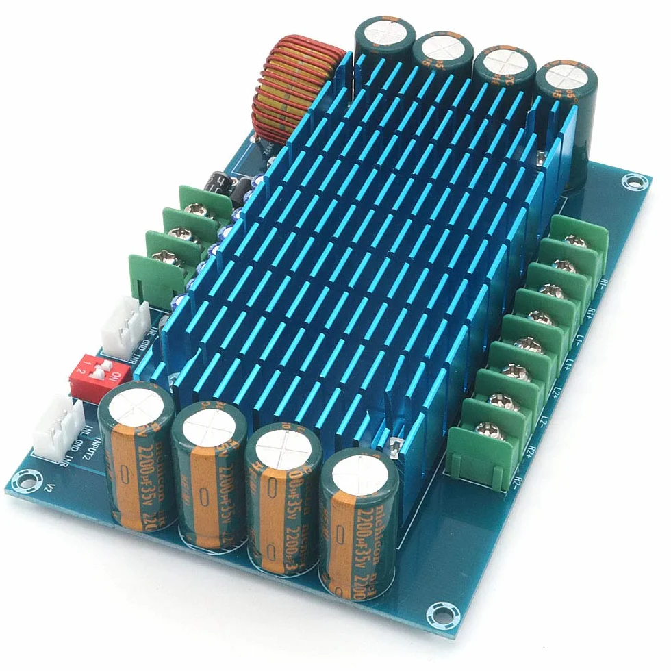 DollaTek XH-M180 50Wx4 TDA7850 samochód czterokana?owy DC 12V p?yta wzmacniacza audio o du?ej mocy