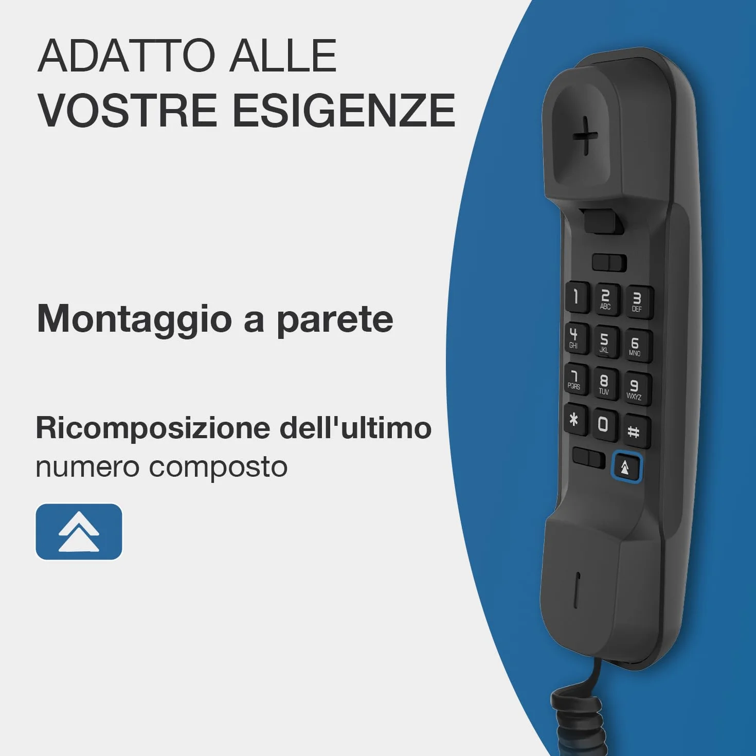 Telefono tipo gondola Alcatel T06 Negro